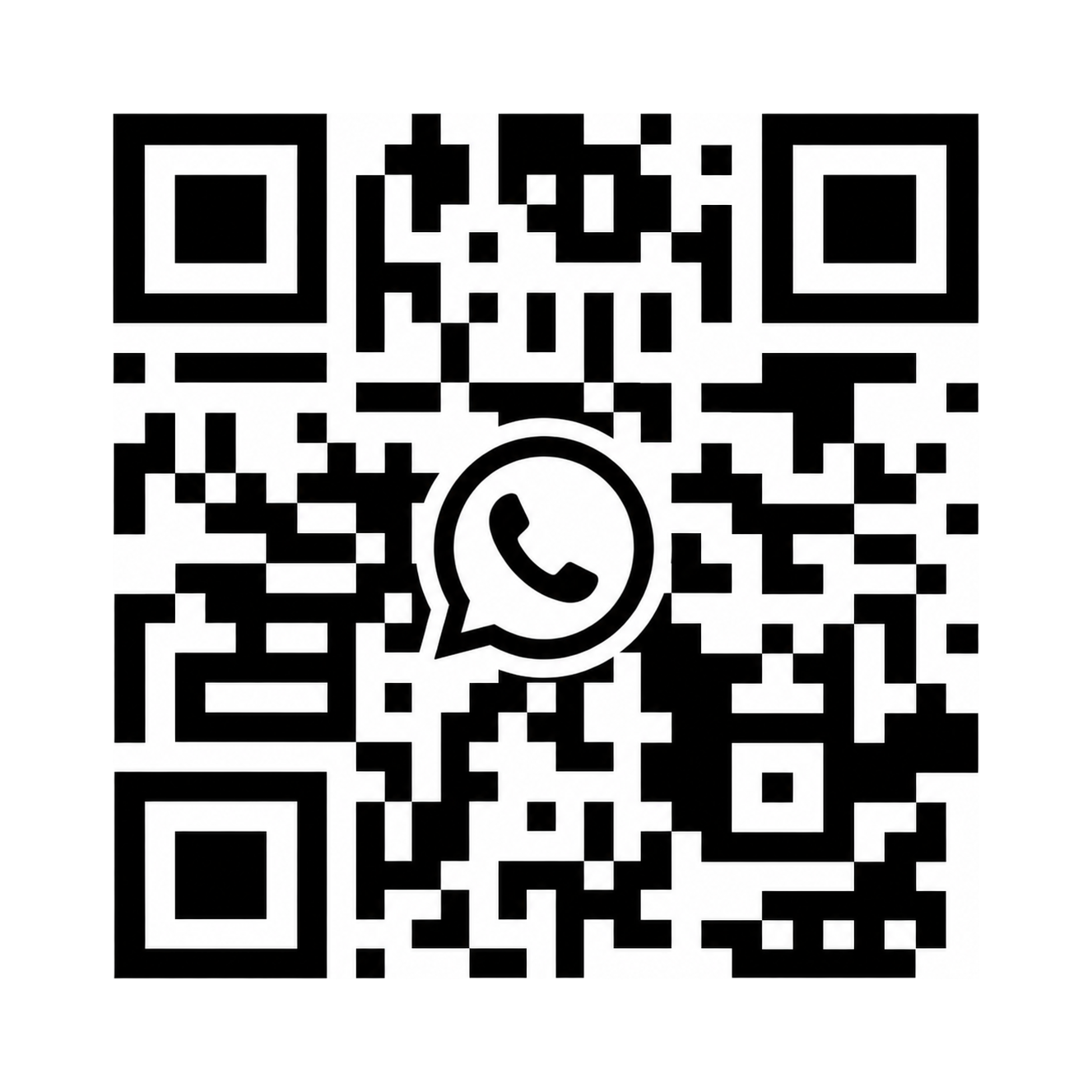 WhatsApp QR code, backup contact